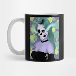 Halloween character, Skull face Mug